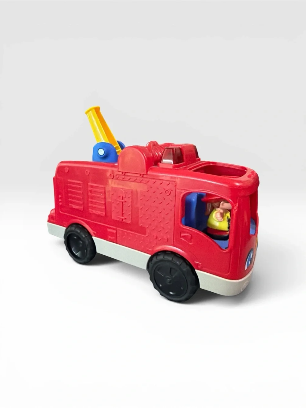 Fisher Price Lights and Sounds Fire Truck Toy with Removable Figure